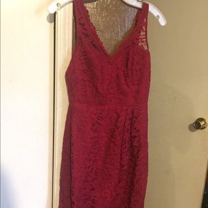 Beautiful red homecoming/brides maid dress!